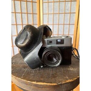 Vintage Konica Rangefinder Camera Hexanon 40mm Lens with Original Case Japan
